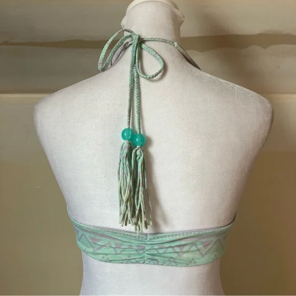 Victoria's Secret Reversible Boho Bikini Set in Aquamarine & Lavender size Small - Picture 12 of 12